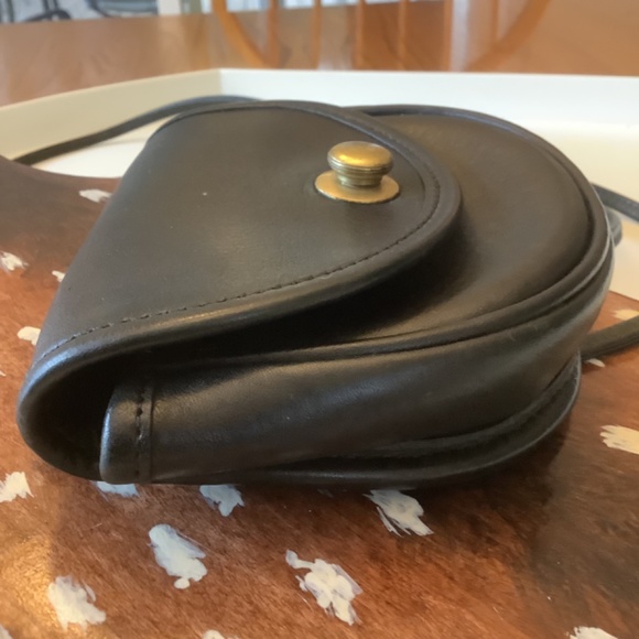 Vintage Coach #9826 Black Mini Convertible Belt Bag Shoulder Crossbody Bag - Picture 9 of 15